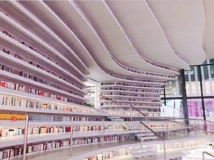　天津这座“网红”图书馆刷屏了