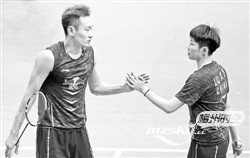　香港羽球赛：张楠/刘玄炫晋级