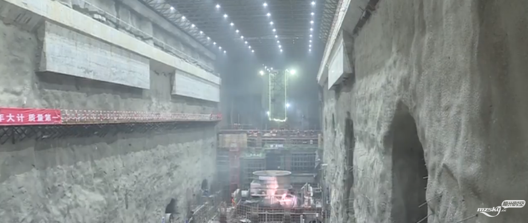 梅州抽水蓄能电站地下副厂房提前28天封顶