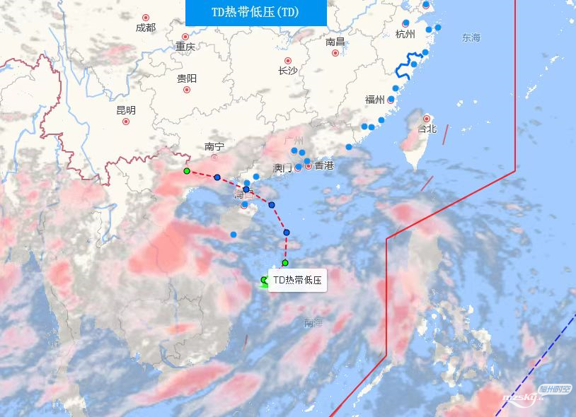 第7号台风"木兰"或将生成!明后天梅州南部将有大雨,局部暴雨